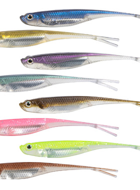 叉尾软饵远投海钓鲈鲫假饵