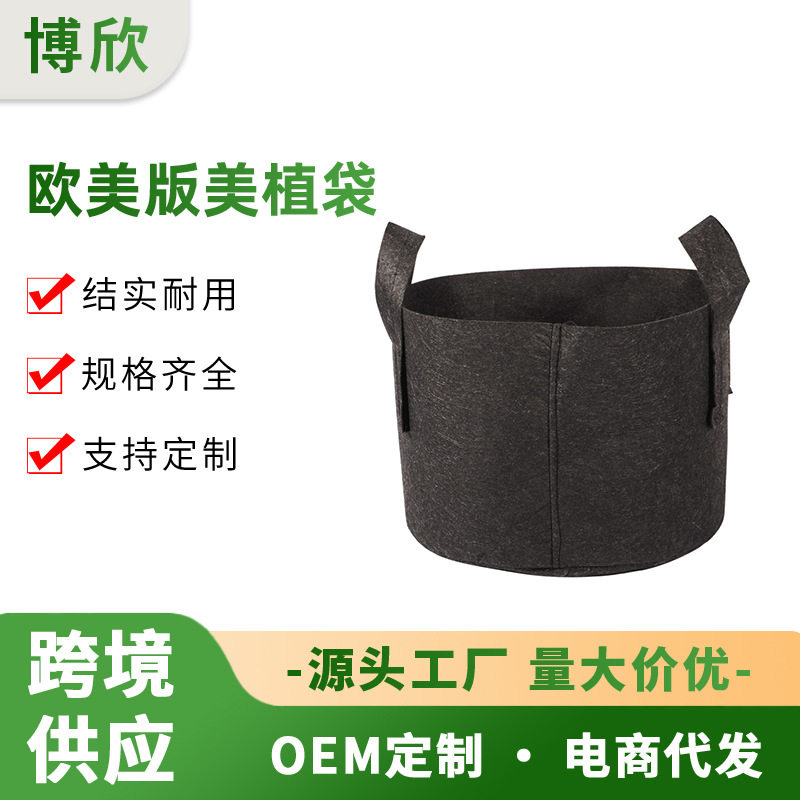 亚马逊爆款毛毡加厚黑种稙袋蔬菜