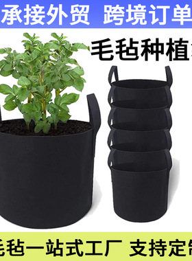 蔬菜土豆种植桶花卉美植袋黑色无纺布植物生长袋