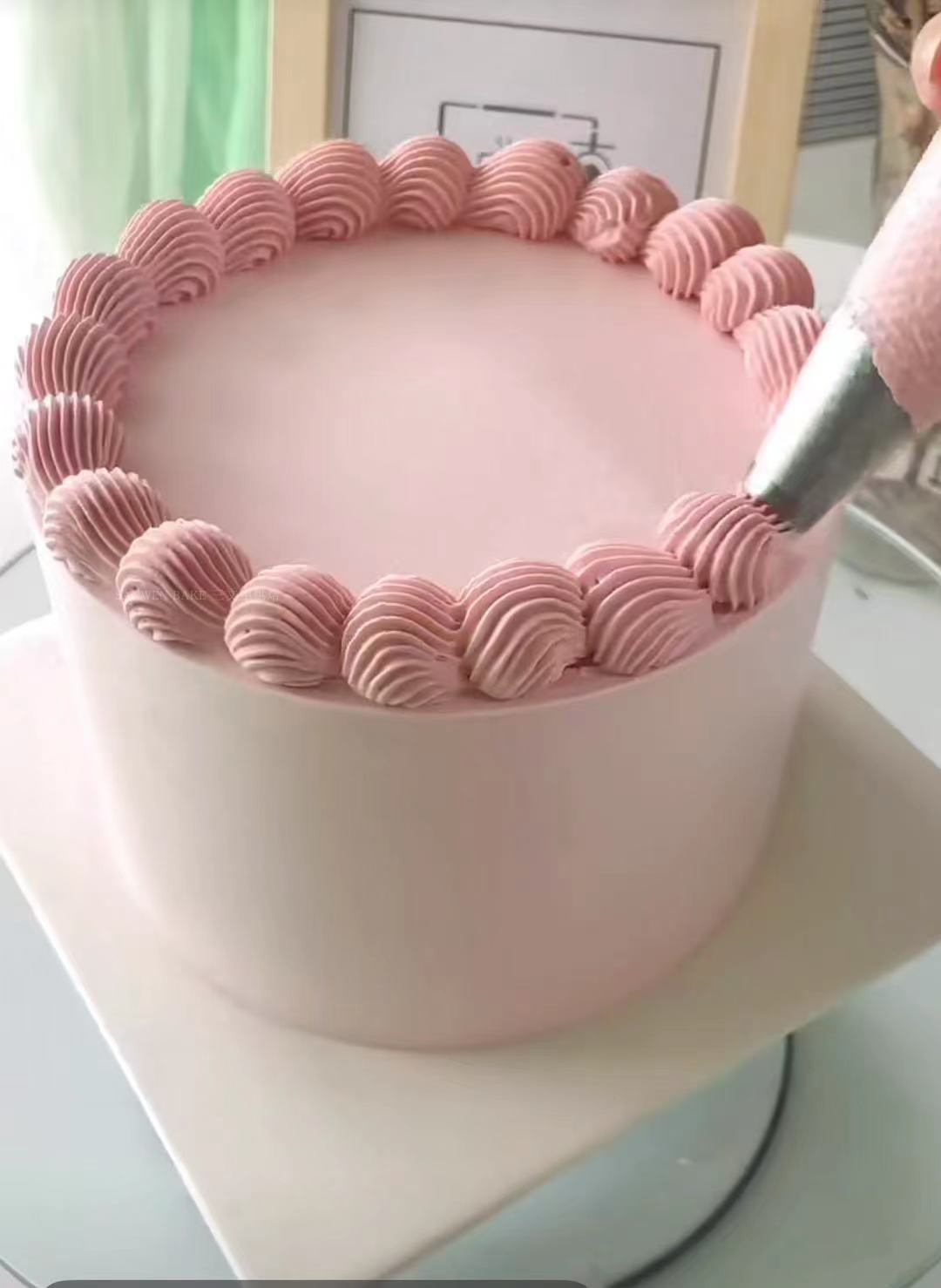 19齿曲奇裱花嘴贝壳花边