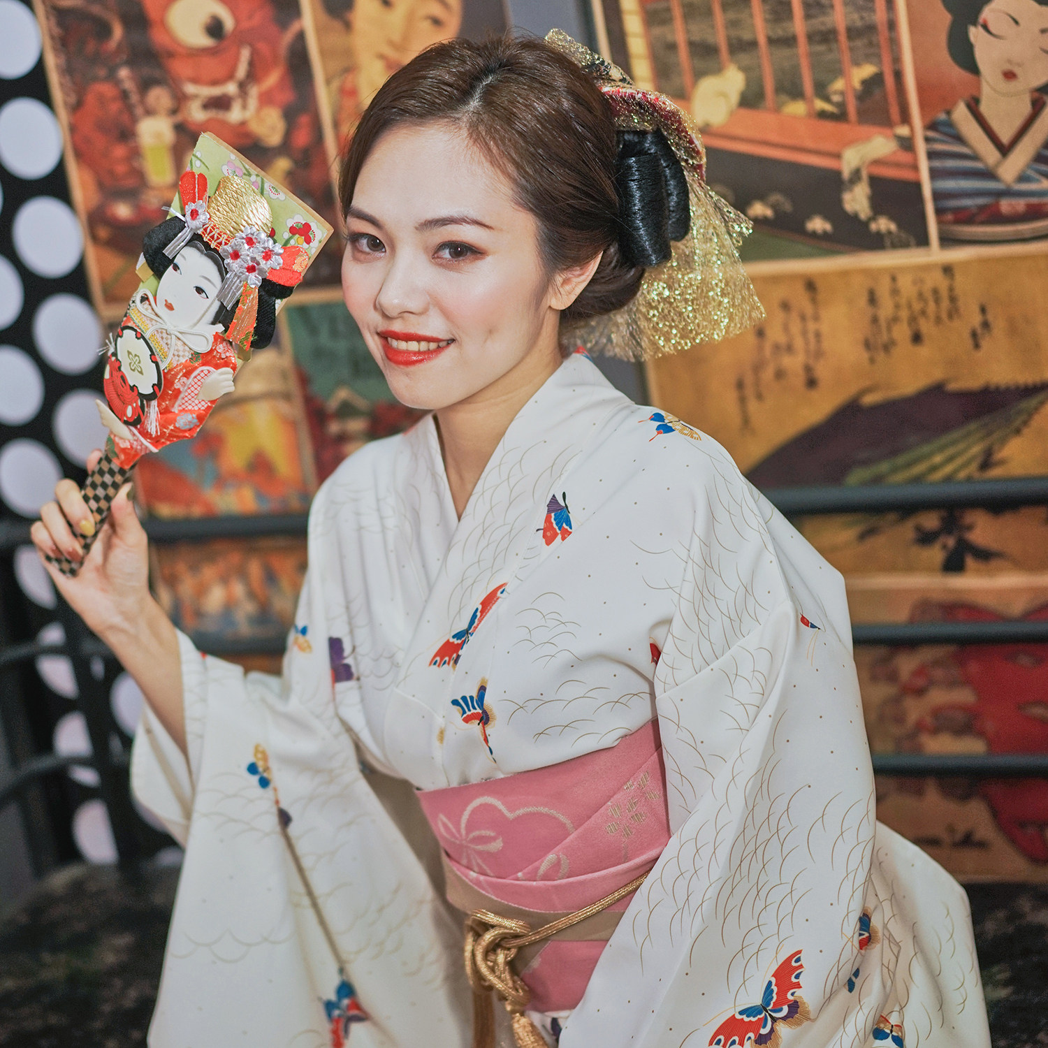 日本改良版和服纯欲复古清新淡雅神明少女樱花祭夏日祭四件套浴衣