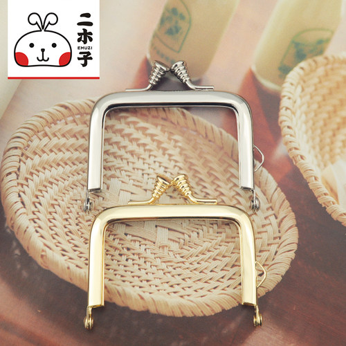 【送图纸】二木家6.5cm方形无孔口金包材料 手工DIY包配件