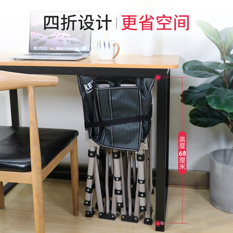 瑞仕达折叠床单人办公室午休午睡床家用简易陪护床便携四折行军床