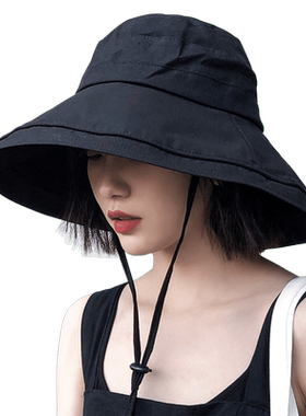 双面渔夫帽女夏季日系韩版网红