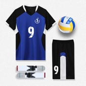 排球服套装 训练服定制印字号 女定制比赛队服气排球运动男专业短袖