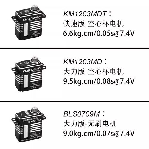 KingmaxKM1203MD0709M舵机