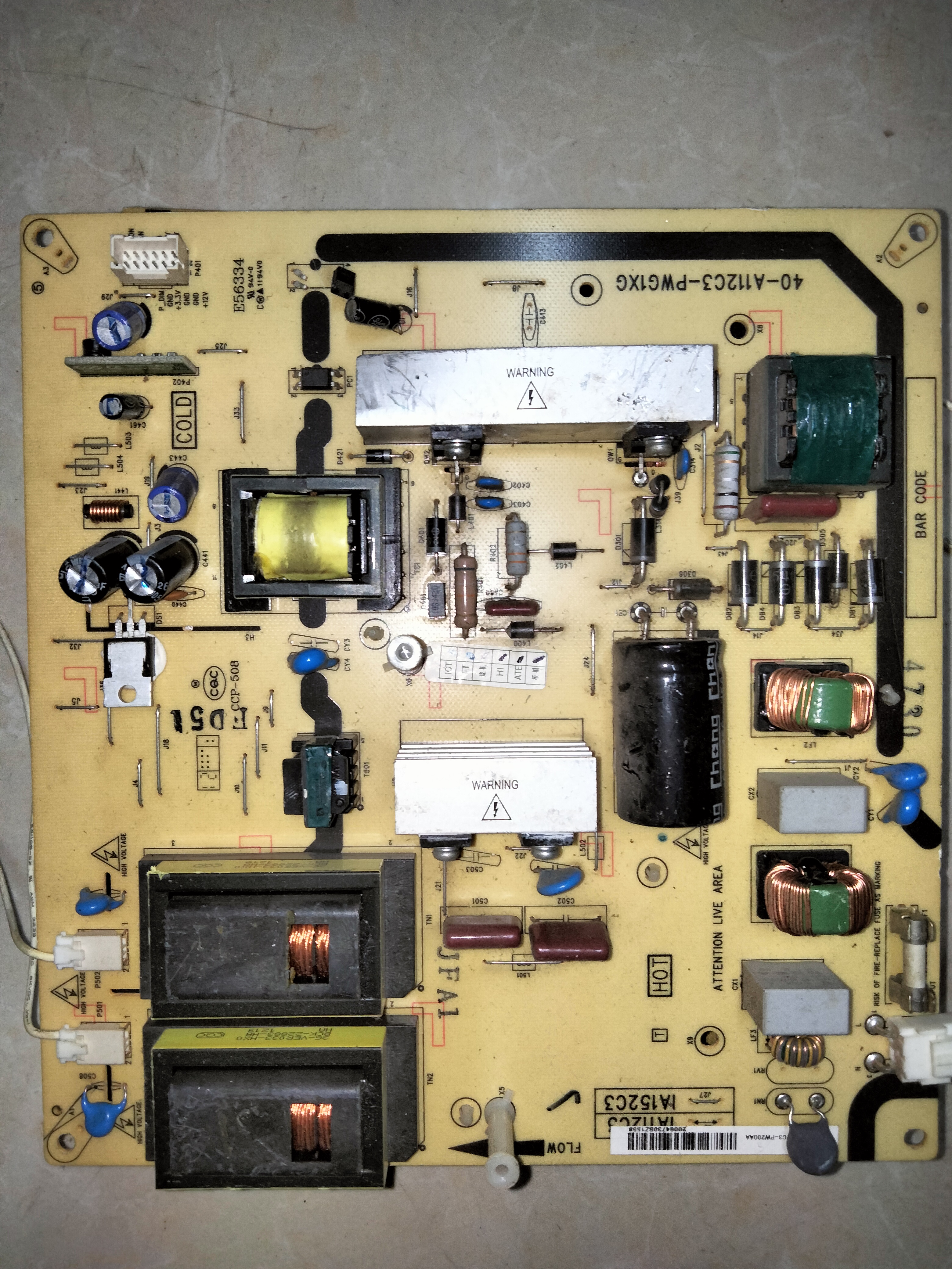 TCL L42P60FBD/L32P60BD乐华LCD32R18电源板40-A112C3-PWD/G1XG