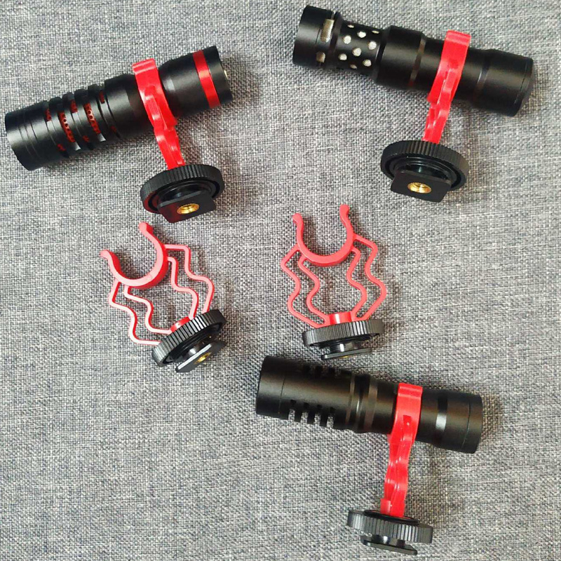 避震架录音麦单反相机麦克风红色