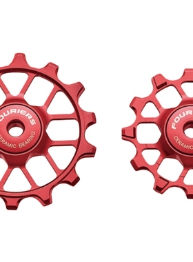 Fouriers富律业12/14T山地公路XX1 X1后拨导轮全陶瓷密封轴承7075