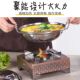 酒精炉小火锅家用商用宿舍固体液体干锅锅仔加厚不锈钢套装 便携