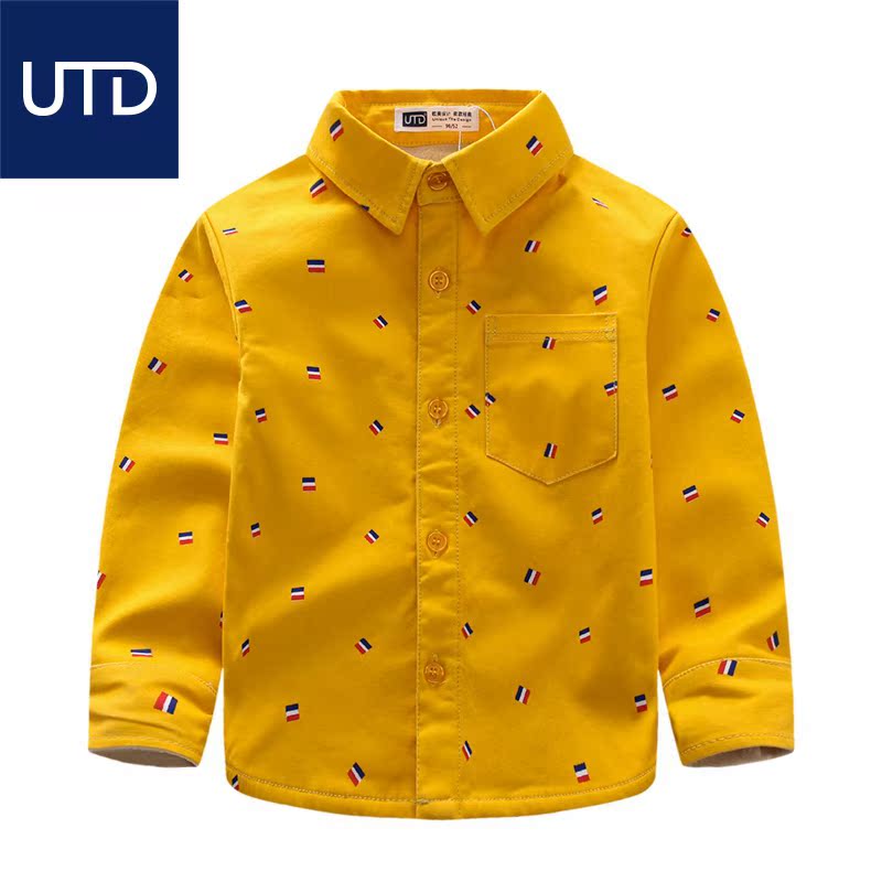 Chemise garcon à manche longue en coton - Ref 2082799 Image 1