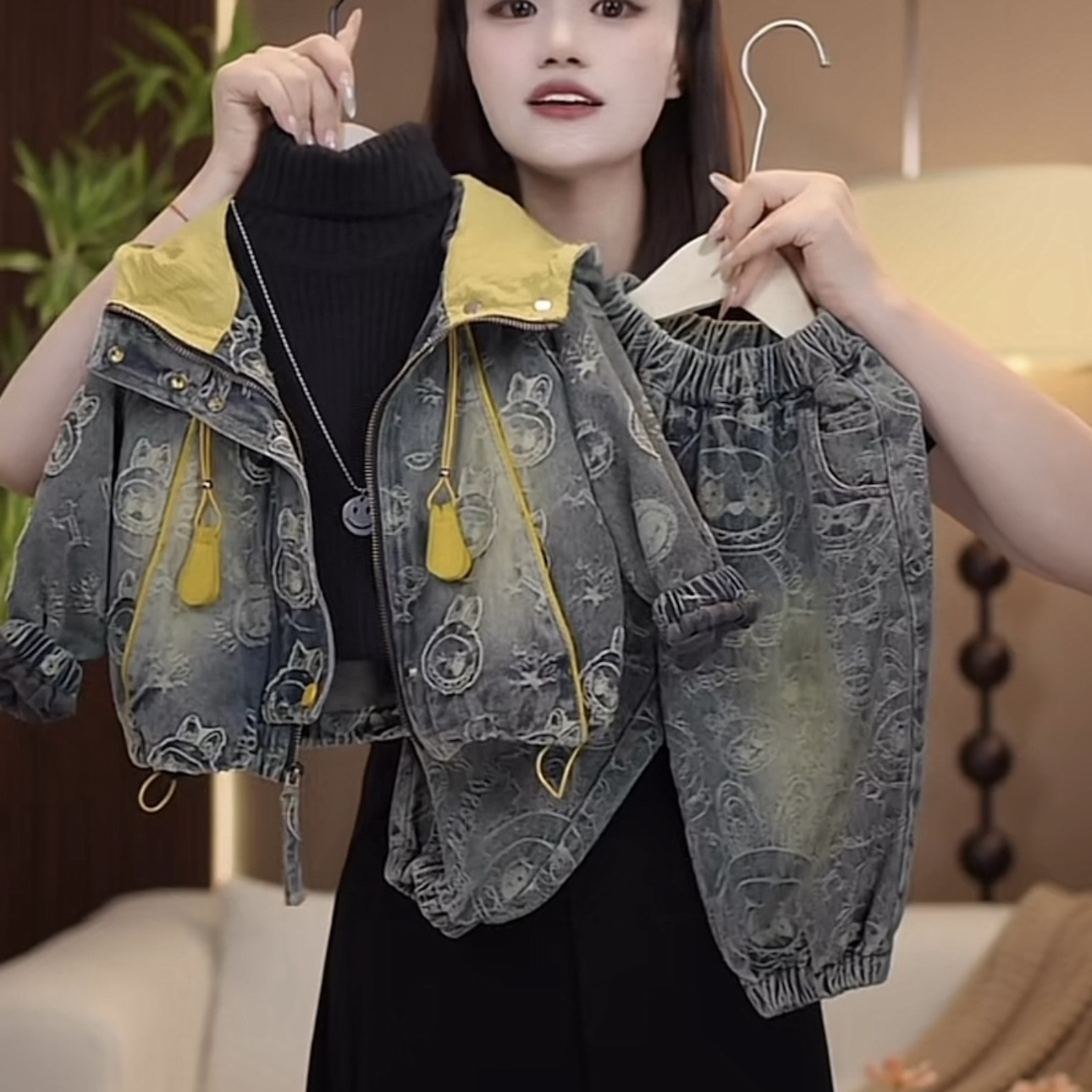 儿童外套2025秋季新款儿童休闲百搭韩系牛仔外套百搭舒适牛仔套装,童装/婴儿装/亲子装,普通外套,淘宝优惠券,粉丝福利购,淘宝优惠卷