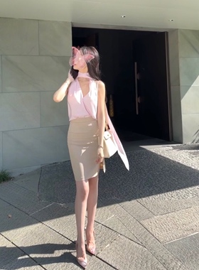 5.31【是个花瓶】 把腰 臀包得死死的半裙高腰御姐轻熟风短裙包裙