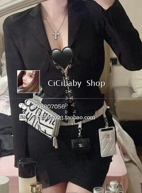 11月11号lovingu新品 直角肩搭扣西装上衣和翘臀西装短裤