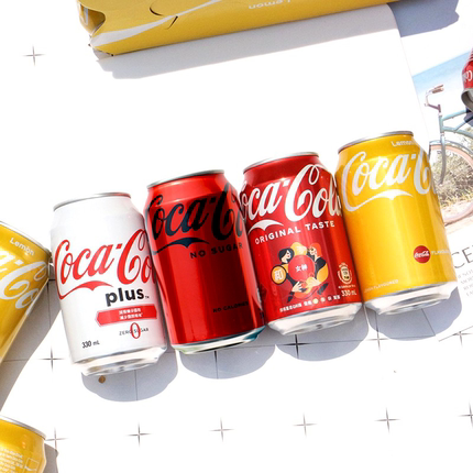 现货港版柠檬可乐中国香港可口可乐零度汽水进口碳酸饮料