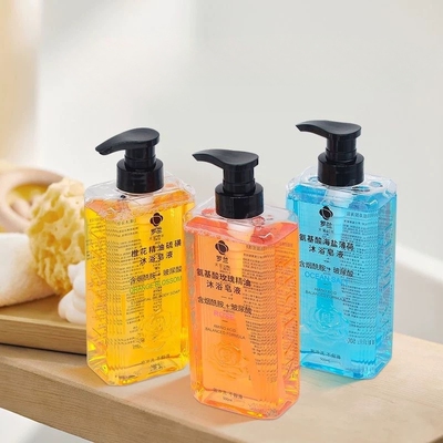 罗兰沐浴皂液500ml 橙花精油硫磺/氨基酸玫瑰精油/氨基酸海盐薄荷