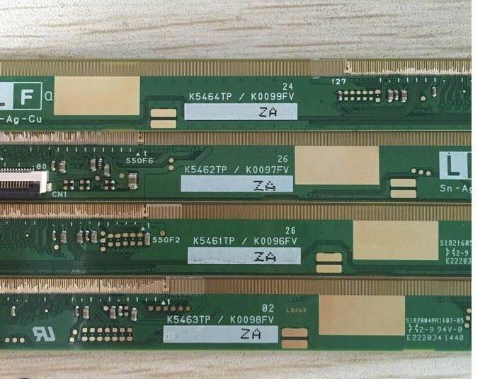 Original Sharp Edge Plate K5461TP K5462TP K5463TP K5464TP set of 4 strips