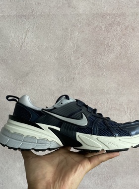 NIKE耐克男鞋V2K RUN蓝色厚底跑步鞋百搭运动休闲鞋HJ4497-400