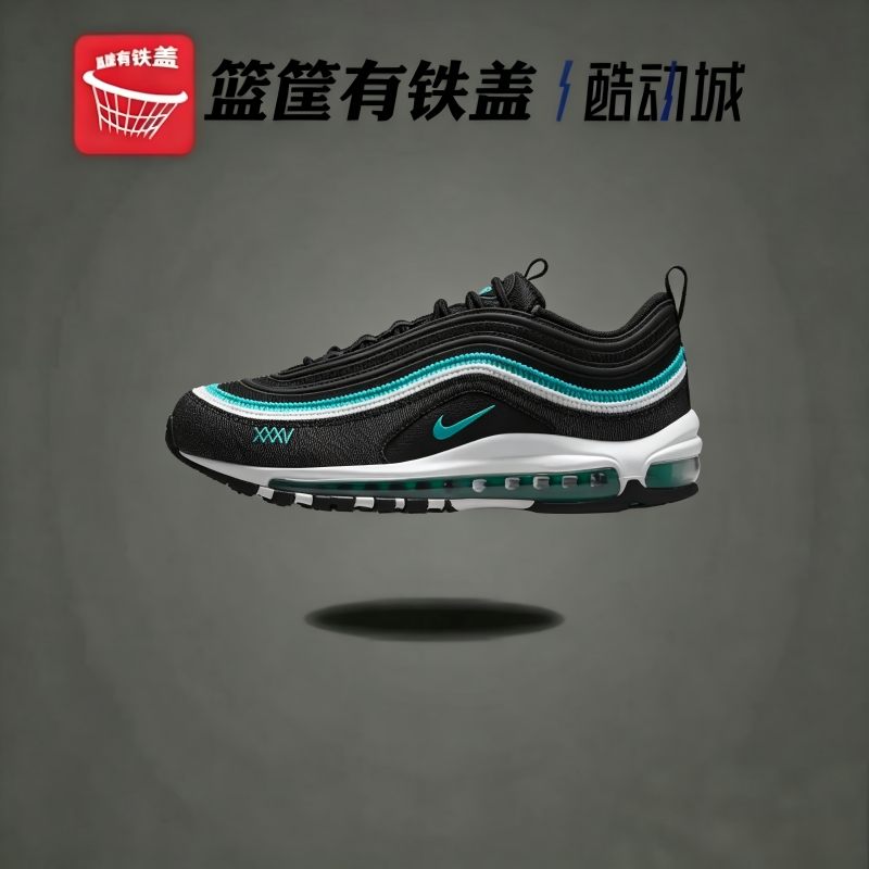 NIKE耐克男鞋Air max 97灯芯绒牛仔子弹气垫复古跑步鞋DN1893-001