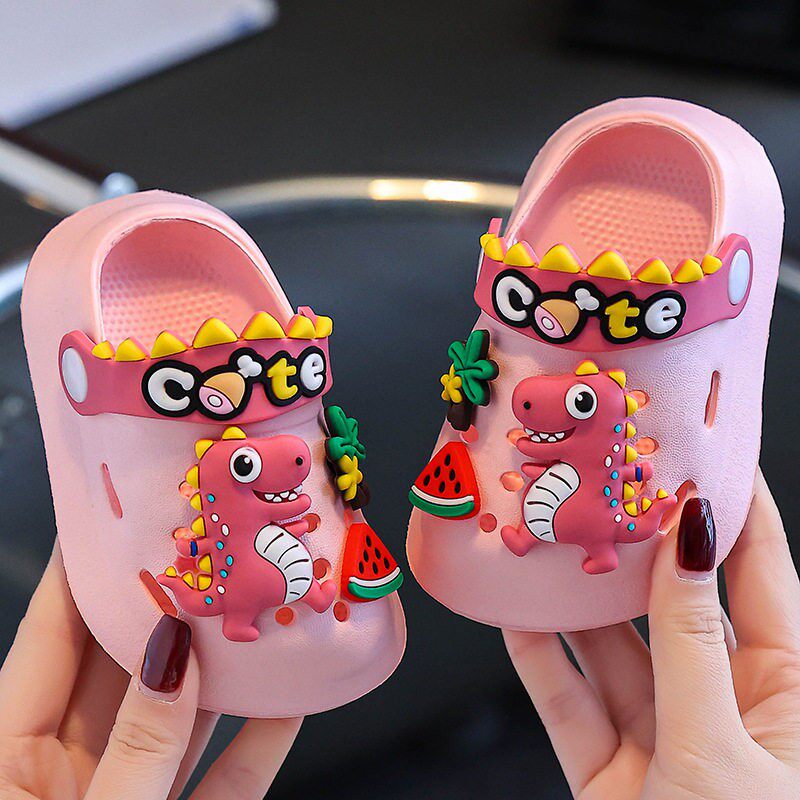 儿童凉拖鞋夏季包头洞洞鞋1-8岁5小童卡通软底防滑婴幼儿宝宝凉鞋