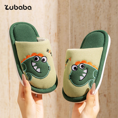 儿童棉拖鞋秋冬季男女童室内家居