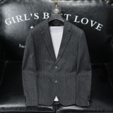 2026条纹男士修身西服外套-电商D252-6999P165沙发，男装西服，电商D252