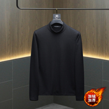 2025冬款男士纯棉中高领打底衫-的·电商D252-8138P95沙发，男装T恤，电商D252