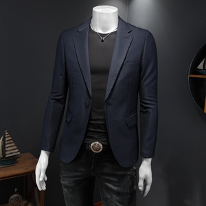 2026春款男士时尚修身西装电商D252-8639P155假模图片