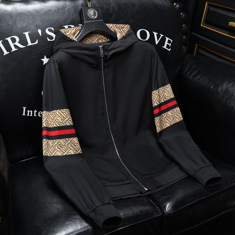 电商D2521811P140沙发2024秋款拼色连帽男士夹克衫，男装夹克，电商D252