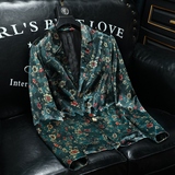 2025秋款韩绒花色男士时尚修身西装D2523305P150沙发图，男装西服，电商D252