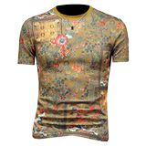 2026花色男士圆领短袖T恤-D252-2981P60镂空图，男装T恤，电商D252