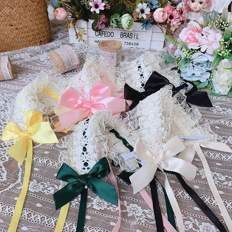女童西班牙公主风配套发饰甜美洛丽塔lolita蝴蝶结头饰洋气发带萌