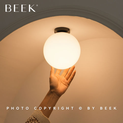 BEEK法式奶油风圆球壁灯美式复古客厅氛围玄关灯卧室床头墙壁灯