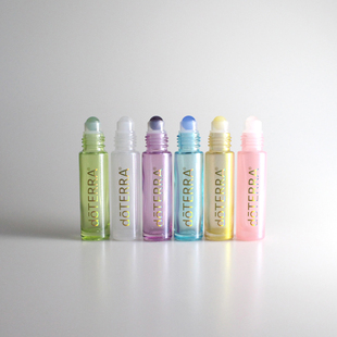 网红高颜值10ml珠光色多特瑞烫金标走珠瓶喷瓶分装滴管瓶玉石滚珠