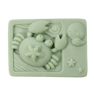 十二星座巨蟹座厚软硅胶模具diy手工肥皂模型 厚实矽胶香皂模具