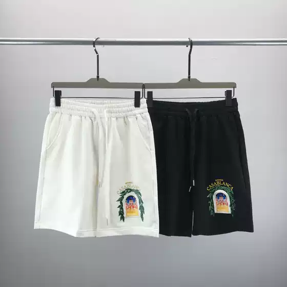 Men Women Casual Print Sport Beach Shorts Men's Summer Light Luxury Style