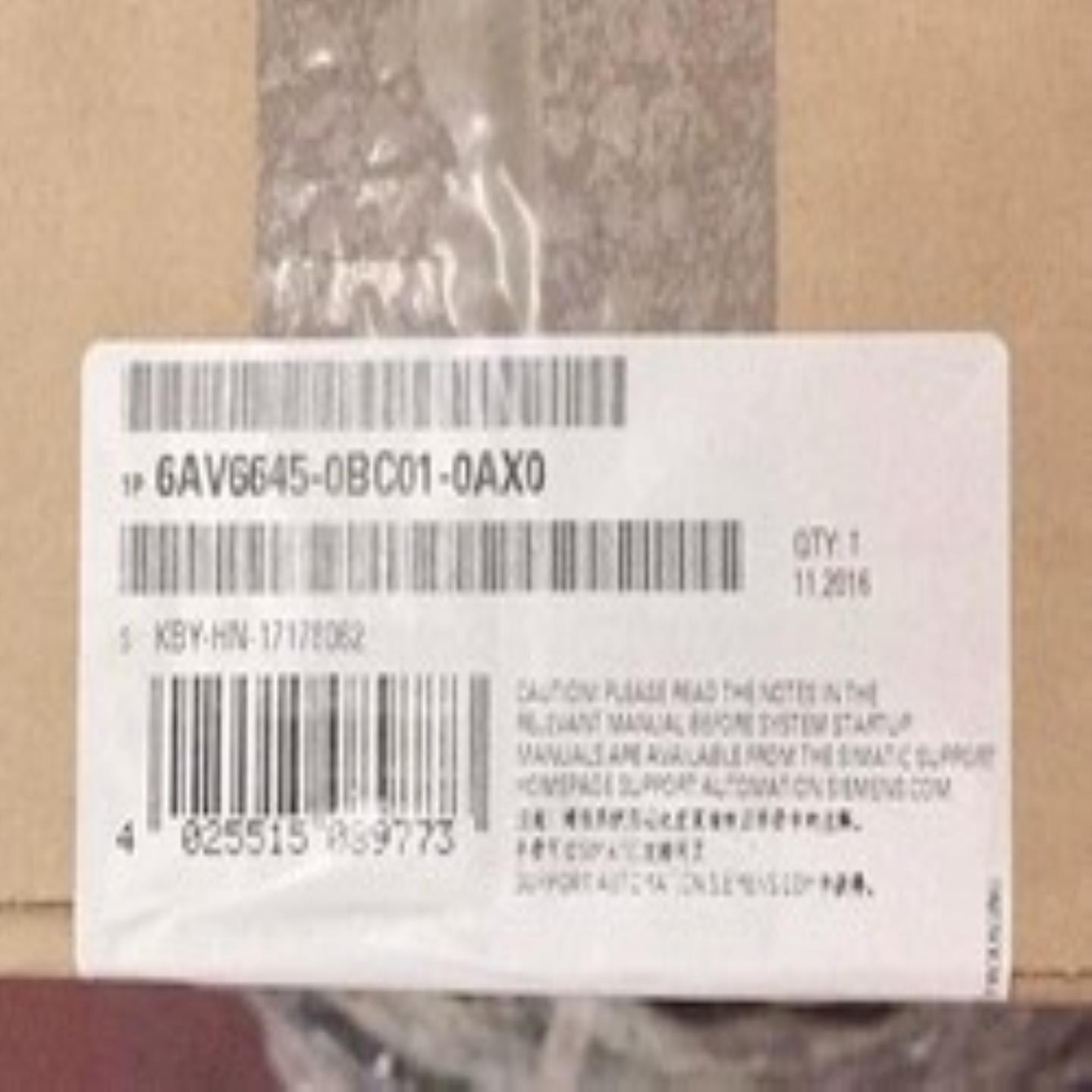 6AV66450BC010AX0西门子6AV6645-OBCO1-OAXO 6AV6645-0BC01-0AX0