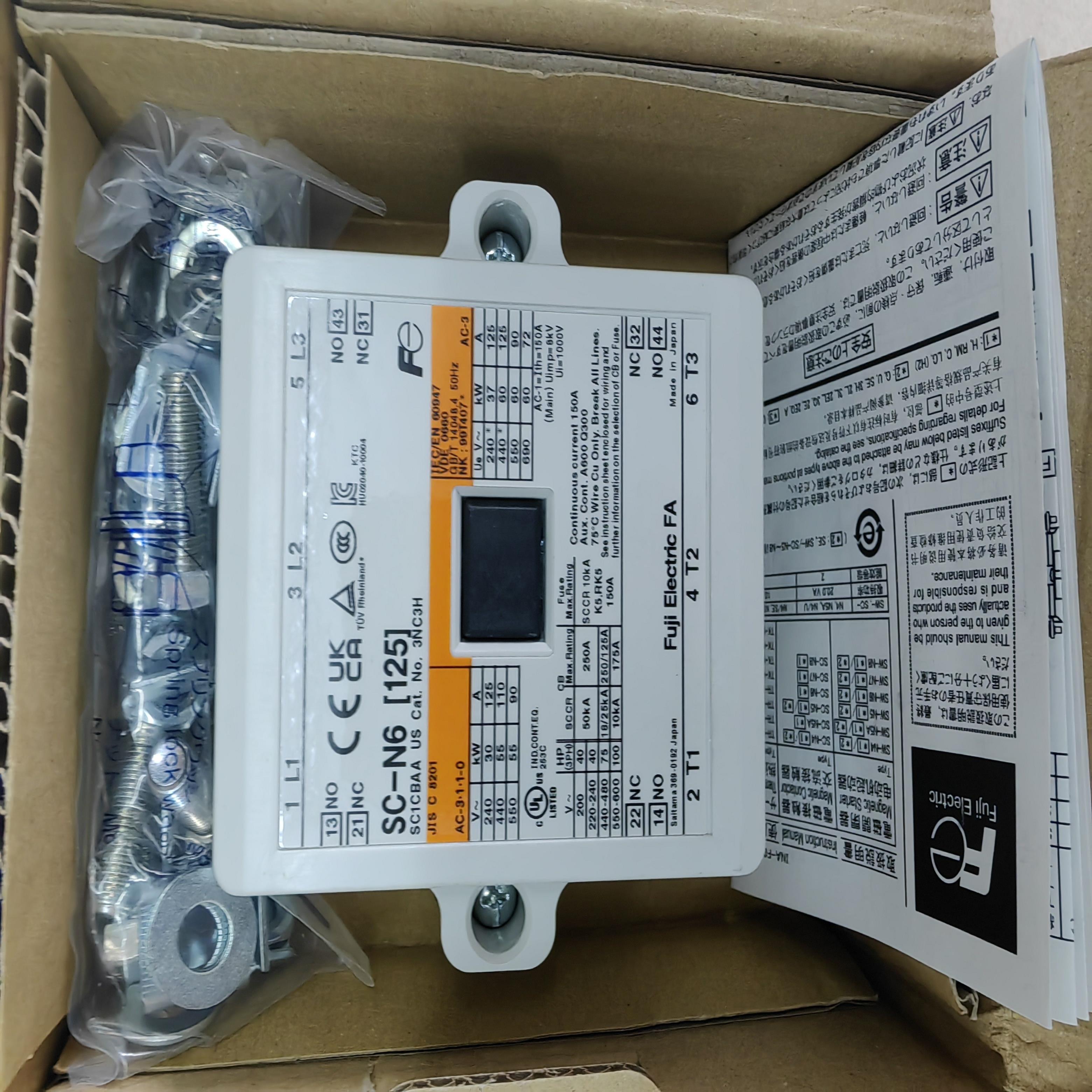 SC-N6 SCN6 S-CN6 进口日本富士接触器FUJI FE全新原装正假一罚十