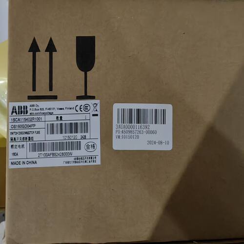 ABB隔离开关熔断器组OS160GD04FP现货，有