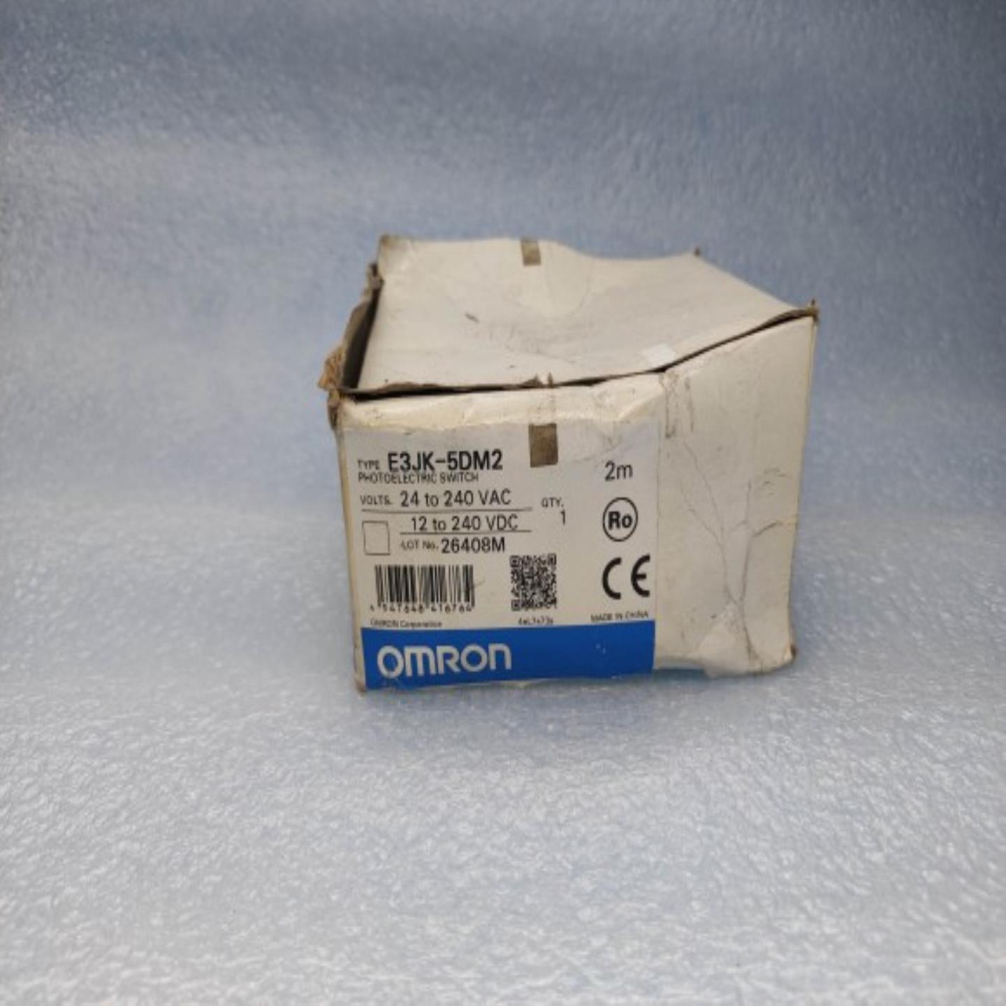 全新欧姆龙OMRON 光电开关对射 E3JK-5DM2支架红外线感应传感器