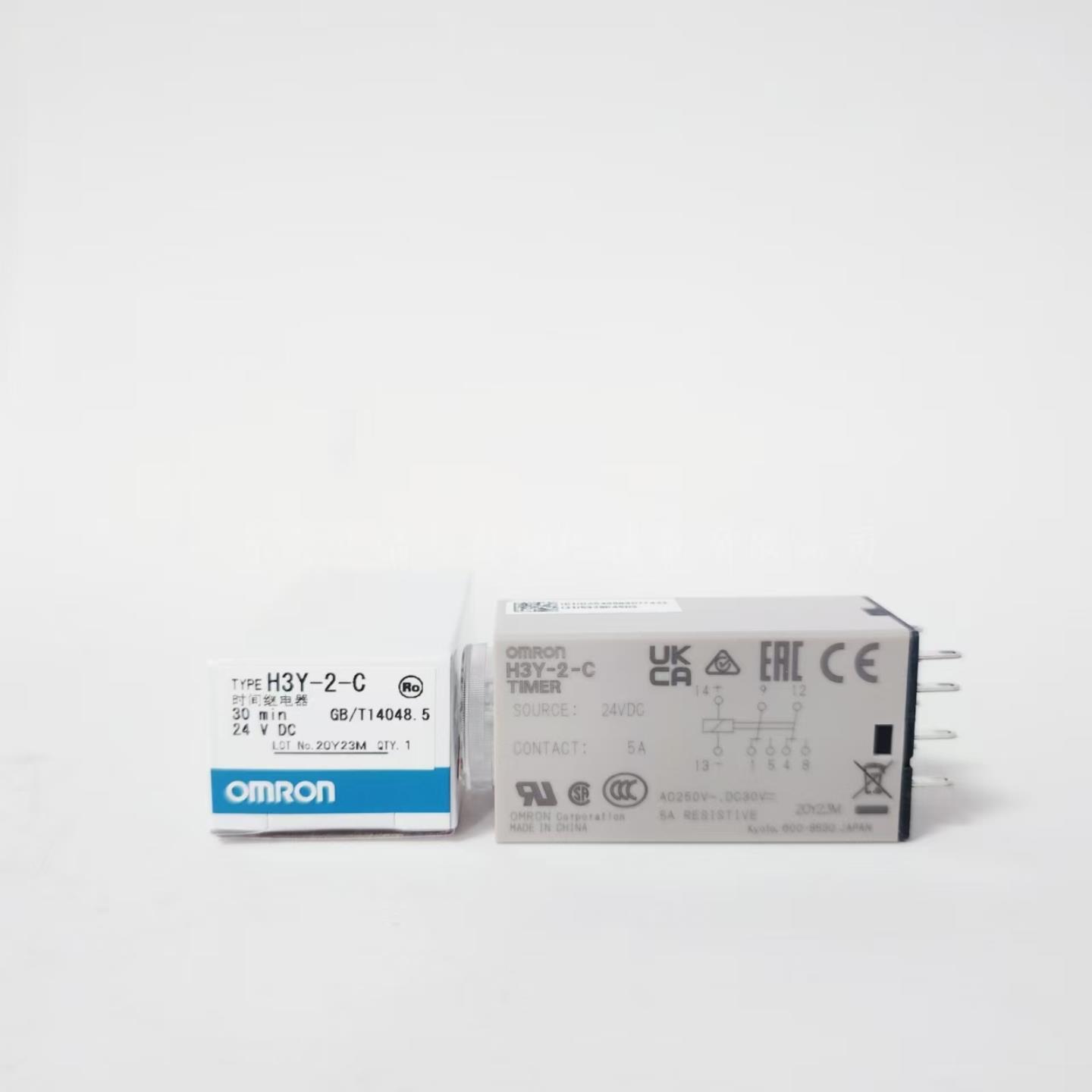 全新原装正品OMRON欧姆龙时间制H3Y-2-C   30MIN  DC24V