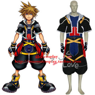 cosplay动漫王国之心索拉原版cos服定制