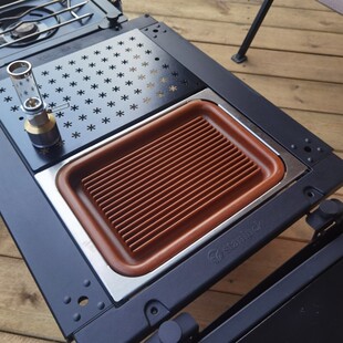 诧祭户外IGT一单元电木实木不锈钢黑化igt茶台茶盘