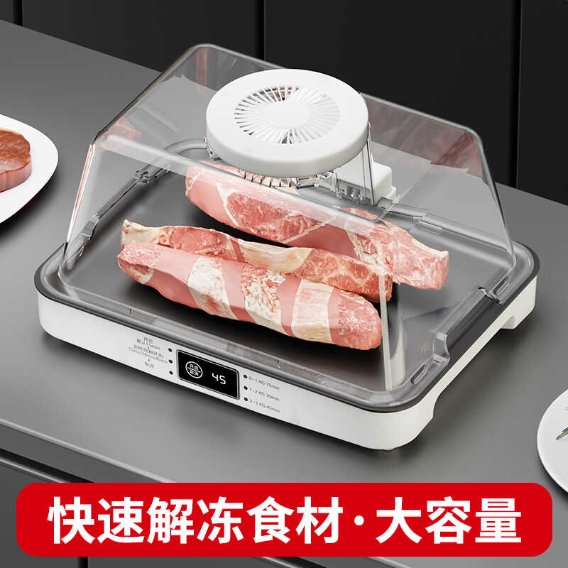 家用解冻器大容量解冻肉牛排急速解冻食物恒温解冻神器解冻板厨房