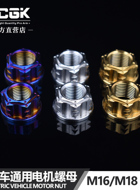 适用于FX小牛NXT DZ110p机械师mmax2电动车改装通用电机轴螺母