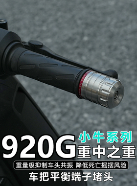 适用于小牛电动车改装通用NXT FXT NXmt加重防抖平衡端子车把堵头