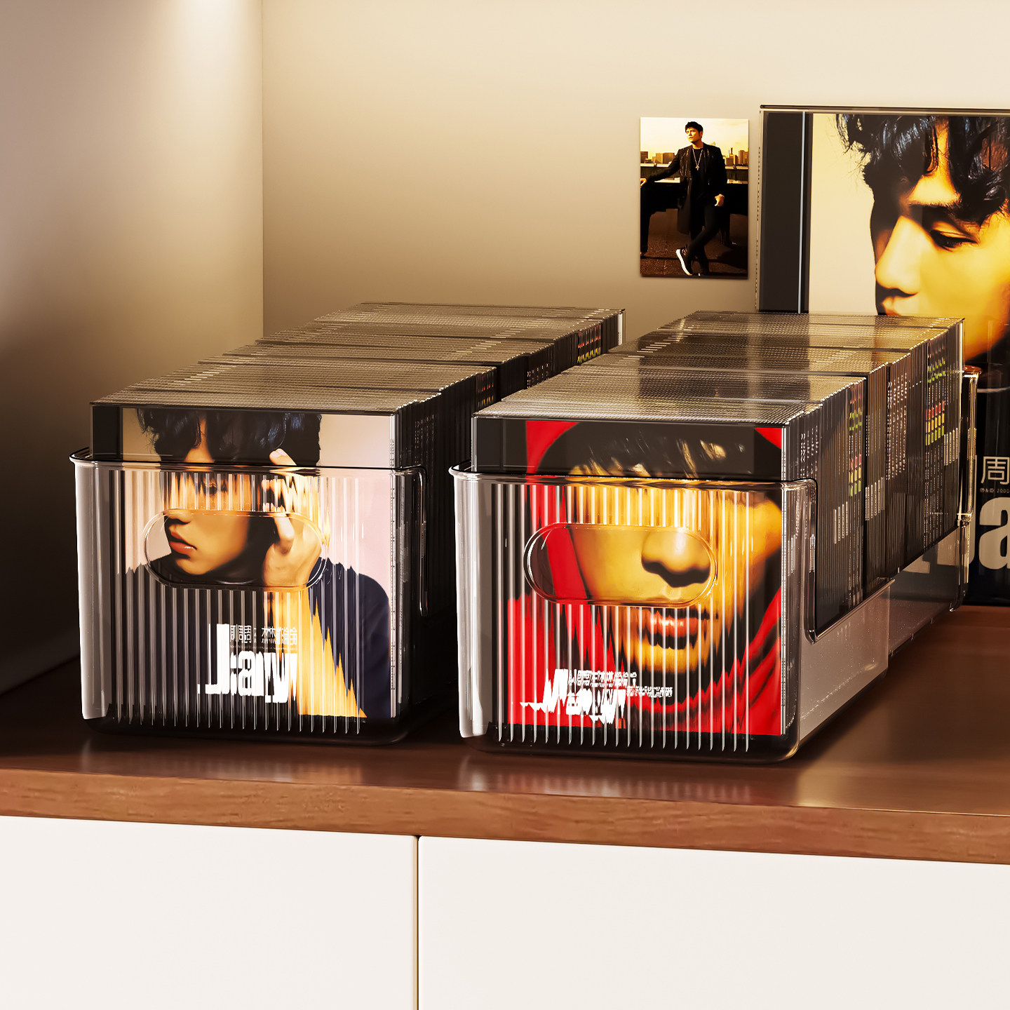 cd碟片架子桌面光碟黑胶唱片光盘磁带收纳盒存放收藏专辑展示架,收纳整理,CD架,淘宝优惠券,粉丝福利购,淘宝优惠卷