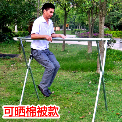 夜市摆地摊伸缩加厚x型双杆架子