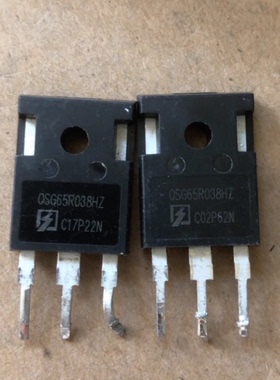 原装进口拆机 OSG65R038HZ 80A/650V/500W大功率场效应管  测好