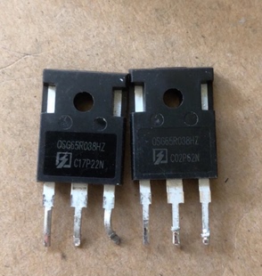 原装进口拆机 OSG65R038HZ 80A/650V/500W大功率场效应管  测好